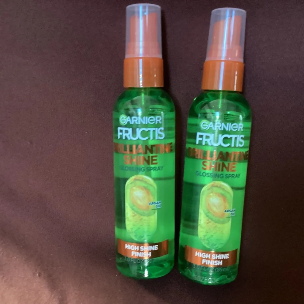 Garnier Fructis Brillantine Shine Glossing Spray Bundle 3 fl oz/89 ml